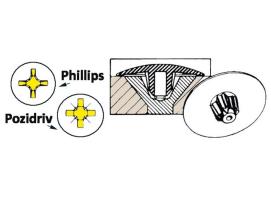 Tapa de Tornillo Philips