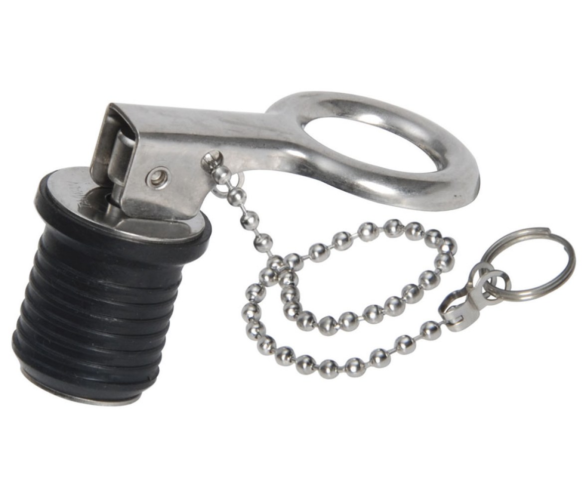 Tapon de Desague Expandible con Cadena