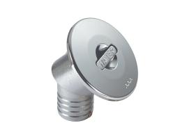 Tapon de Llenado Inclinado Laton Cromado 38 mm Agua