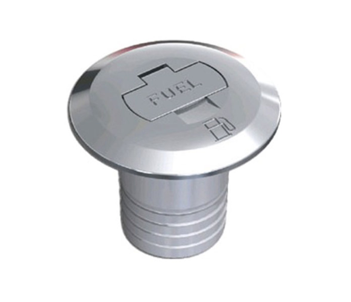 Tapon de Llenado Laton Cromado Recto con Llave
