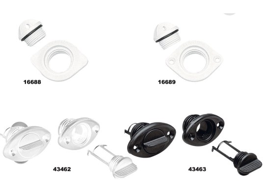 OVAL DRAIN OF POLYAMIDE