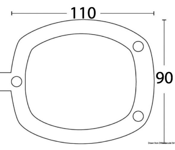 Tapon Cañero Empotrable Plastico Blanco