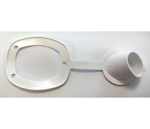 Tapon Cañero Empotrable Plastico Blanco