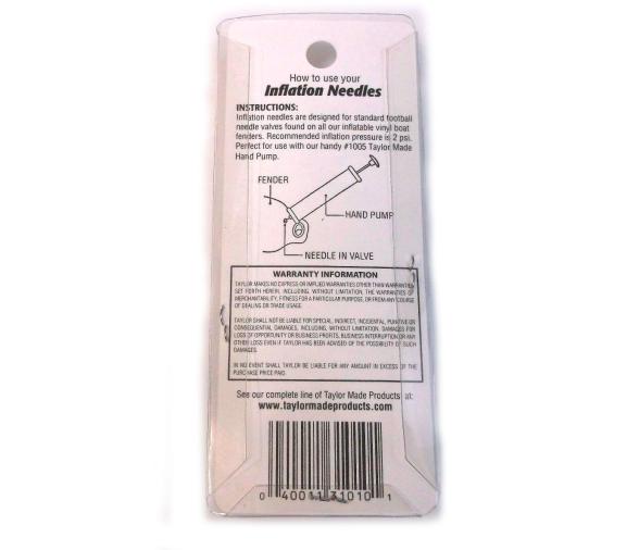 Taylor Made Pack 3 Agujas para Inflar Defensas