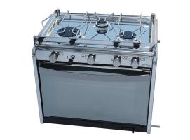 Techimpex Horno con Cocina Super Compact 3 quemadores Mariner 3