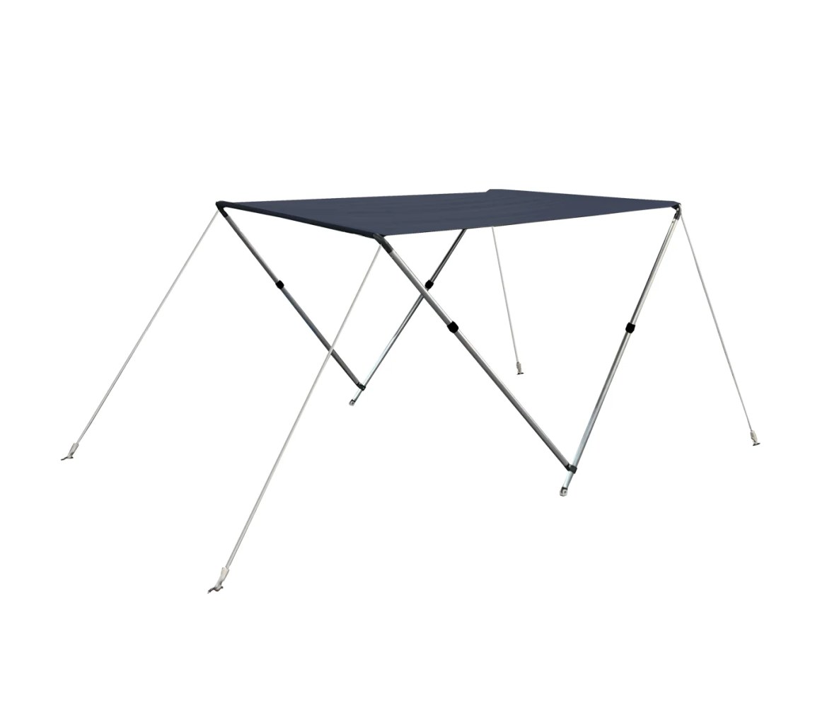 Oceansouth Techo plegable de dos arcos para techo superior