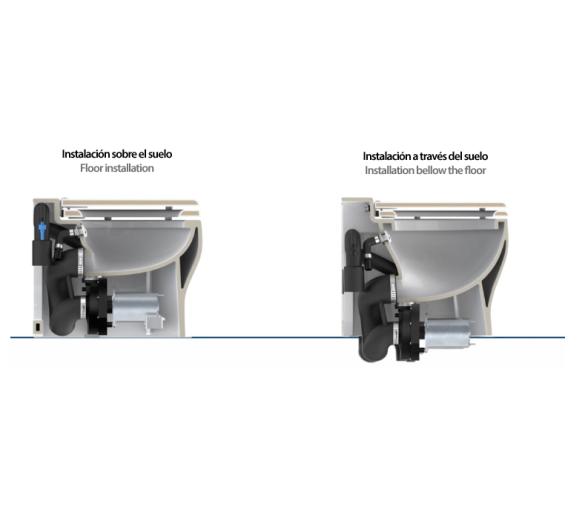 Tecma Inodoro Eléctrico Silence Plus 2G 12V