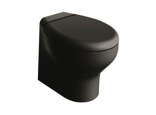 Tecma Inodoro Eléctrico Silence Plus 2G 24V Negro con Bidet