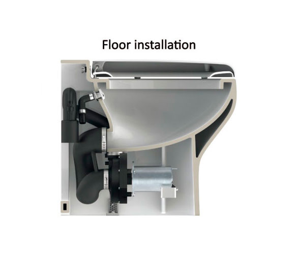 Tecma Inodoro Eléctrico Silence Plus 2G con Panel Táctil Eko