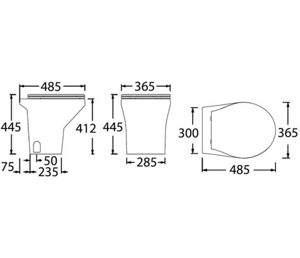 Tecma Inodoro Eléctrico Compass Estadard