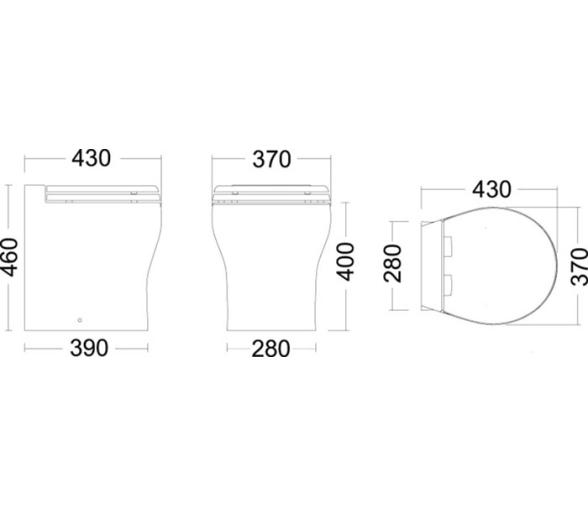 Tecma Inodoro Electrico Elegance 2G