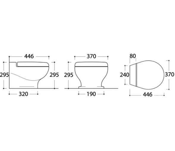 Tecma Inodoro Electrico Nano 12V
