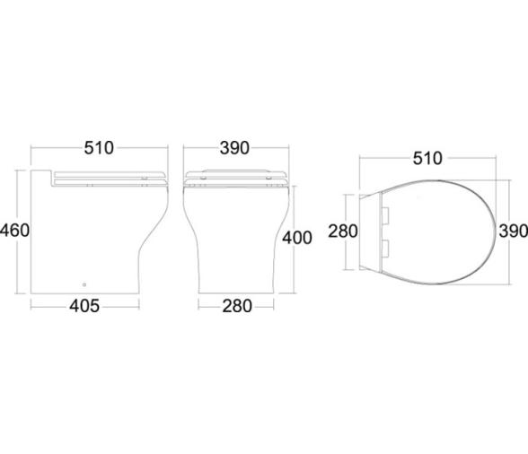 Tecma Inodoro Electrico Silence Plus 2G con Bidet