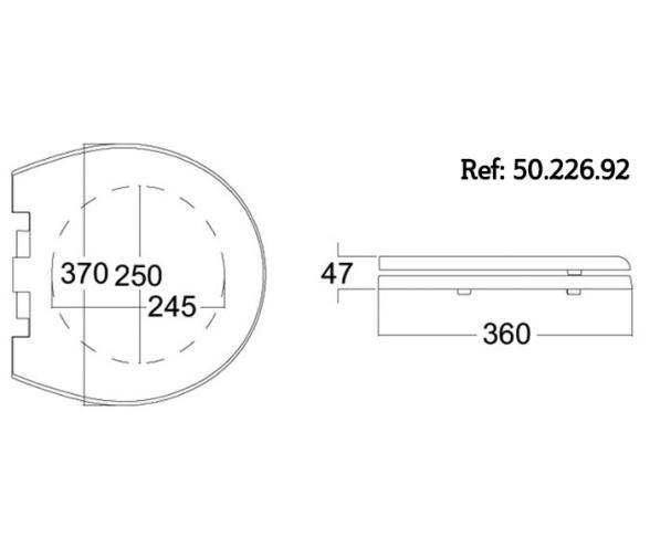Tecma Tapa Inodoro Madera y Poliester G1 y G2