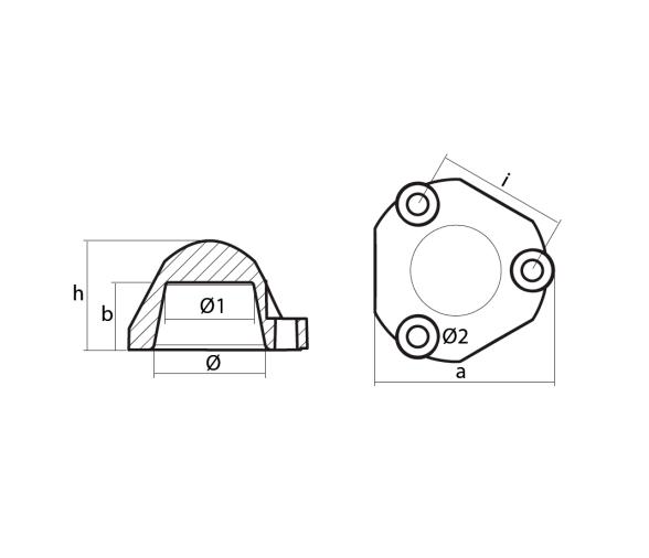 Tecnoseal Ánodo Autoprop H5