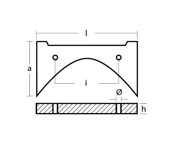 Tecnoseal Anodo Cola OMC-5700