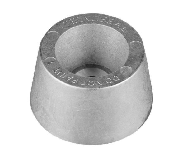 Tecnoseal Anodo de Aluminio con Agujero Circular para Atornillar