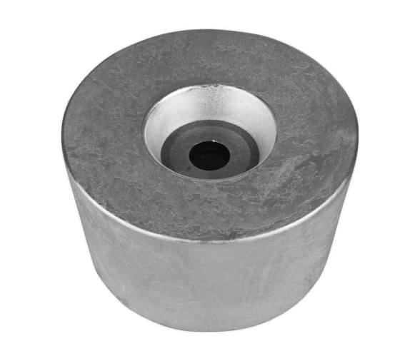 Tecnoseal Anodo de Aluminio con Agujero Circular para Atornillar