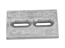 Tecnoseal Ánodo de Aluminio Placa con Iserto