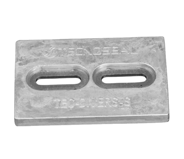 Tecnoseal Ánodo de Aluminio Placa con Iserto