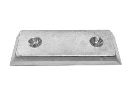 Tecnoseal Ánodo de Aluminio Placa Rectangular