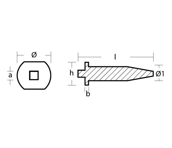 Tecnoseal Ánodo de Culata de Mercury/Mercruiser