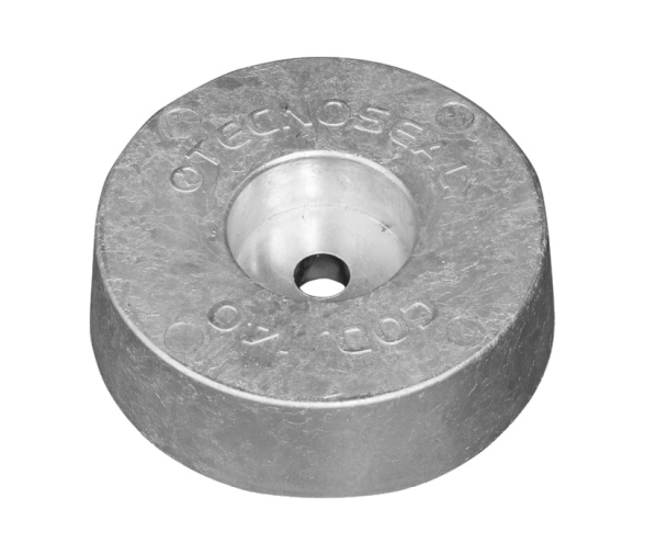 Tecnoseal Ánodo de Disco de Aluminio para Popa