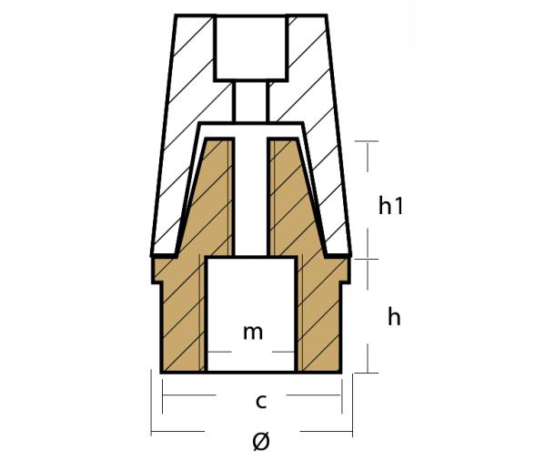 Tecnoseal Ánodo de hélice Beneteau