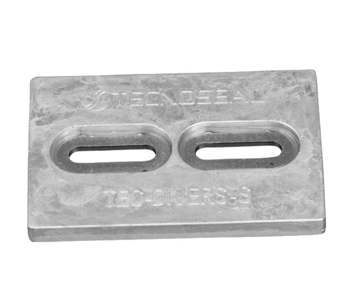 Tecnoseal Ánodo de Zinc Placa con Inserto