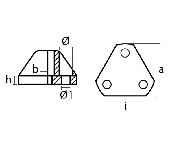 Tecnoseal Anodo Flex-o-fold Triangular