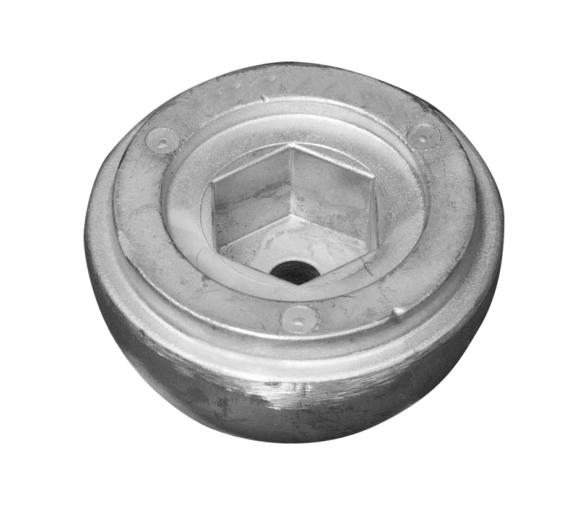 Tecnoseal Ánodo Hélice de Proa Quick BTQ140 y BTQ185 Zinc