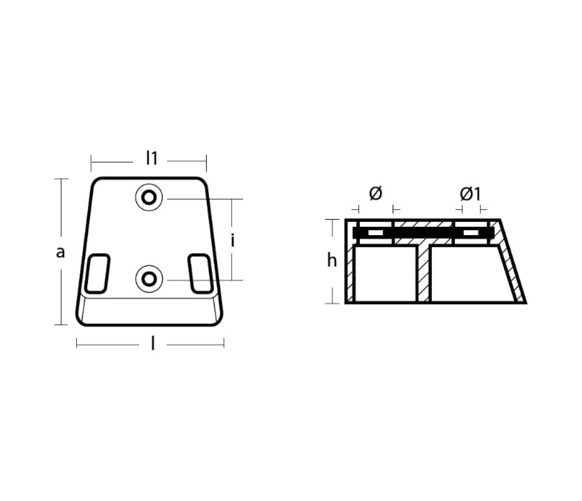 Tecnoseal Anodo Intraborda 130-385 H.P.