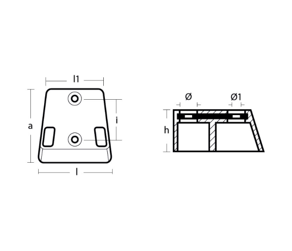 Tecnoseal Anodo Intraborda 130-385 H.P.