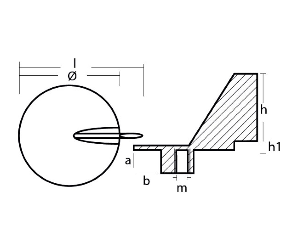 Tecnoseal Anodo Motor 150-225 H.P.