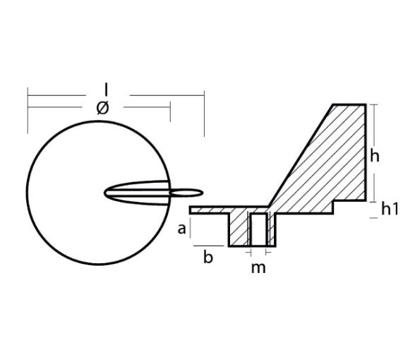 Tecnoseal Anodo Motor 150-225 H.P.