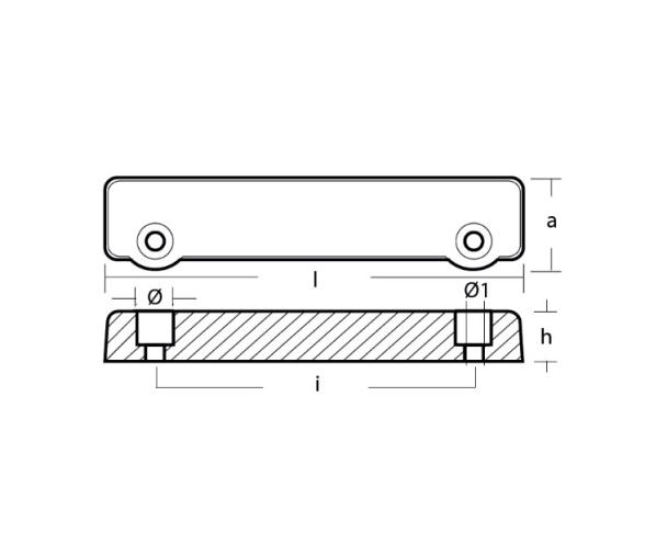 Tecnoseal Anodo para Colas 250-270-280 Volvo