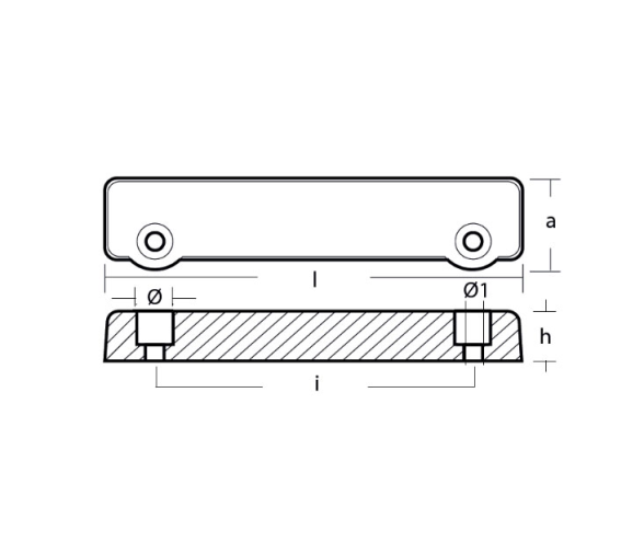 Tecnoseal Anodo para Colas 250-270-280 Volvo