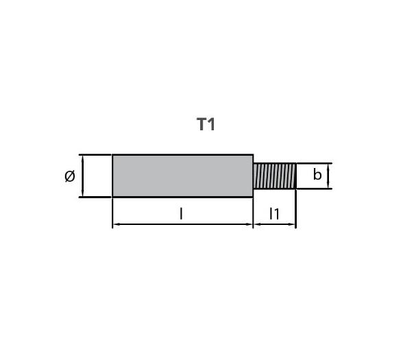 Tecnoseal Anodo para Enfriador Motor Caterpillar