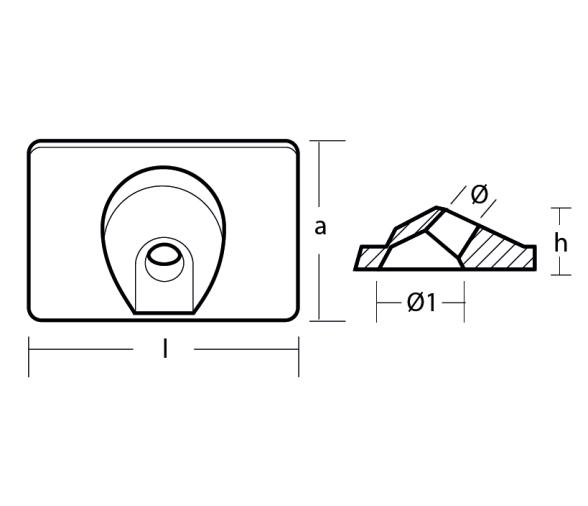 Tecnoseal Ánodo de cola Mercury