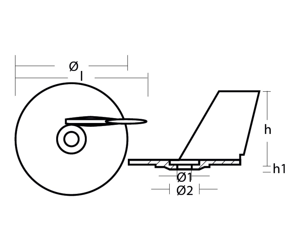 Tecnoseal Ánodo Aleta para Trim Suzuki-Suzuki DT