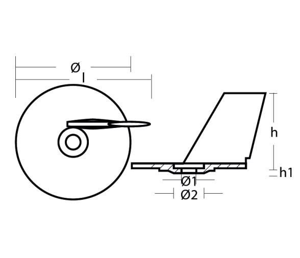 Tecnoseal Ánodo Aleta para Trim Suzuki-Suzuki DT