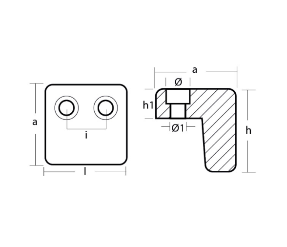 Tecnoseal Anodo para Trim Volvo