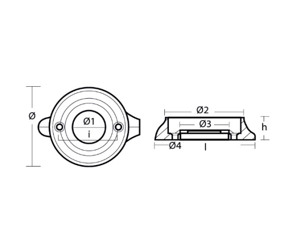 Tecnoseal Anodo Placa 120 Intraborda Velero Volvo