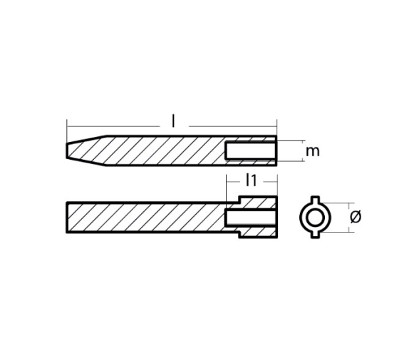 Tecnoseal Ánodo Yamaha Cilindro y Cárter