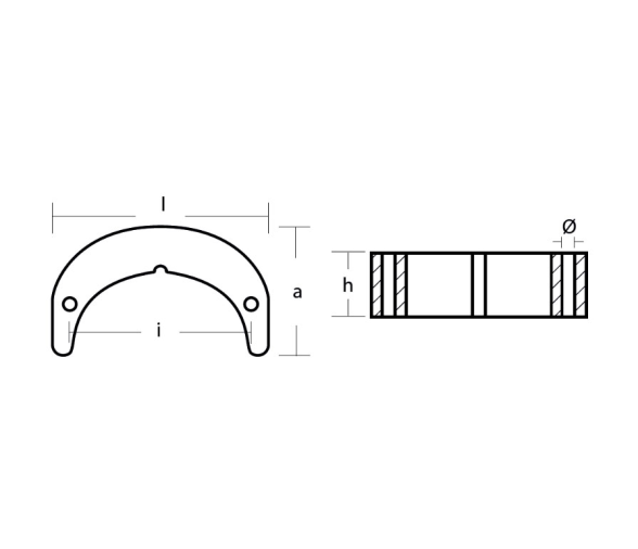 Tecnoseal Anodo Zinc 70-75Hp
