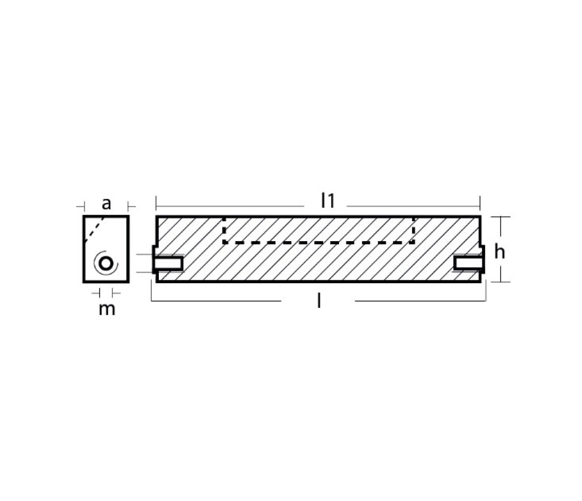 Tecnoseal Anodo Zinc Motor Fueraborda 60 300 HP