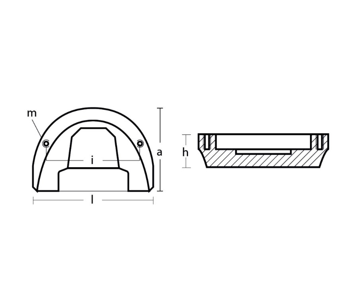 Tecnoseal Anodo Zinc para Serie OMC-Cobra