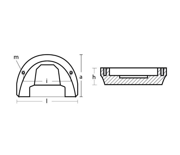 Tecnoseal Anodo Zinc para Serie OMC-Cobra
