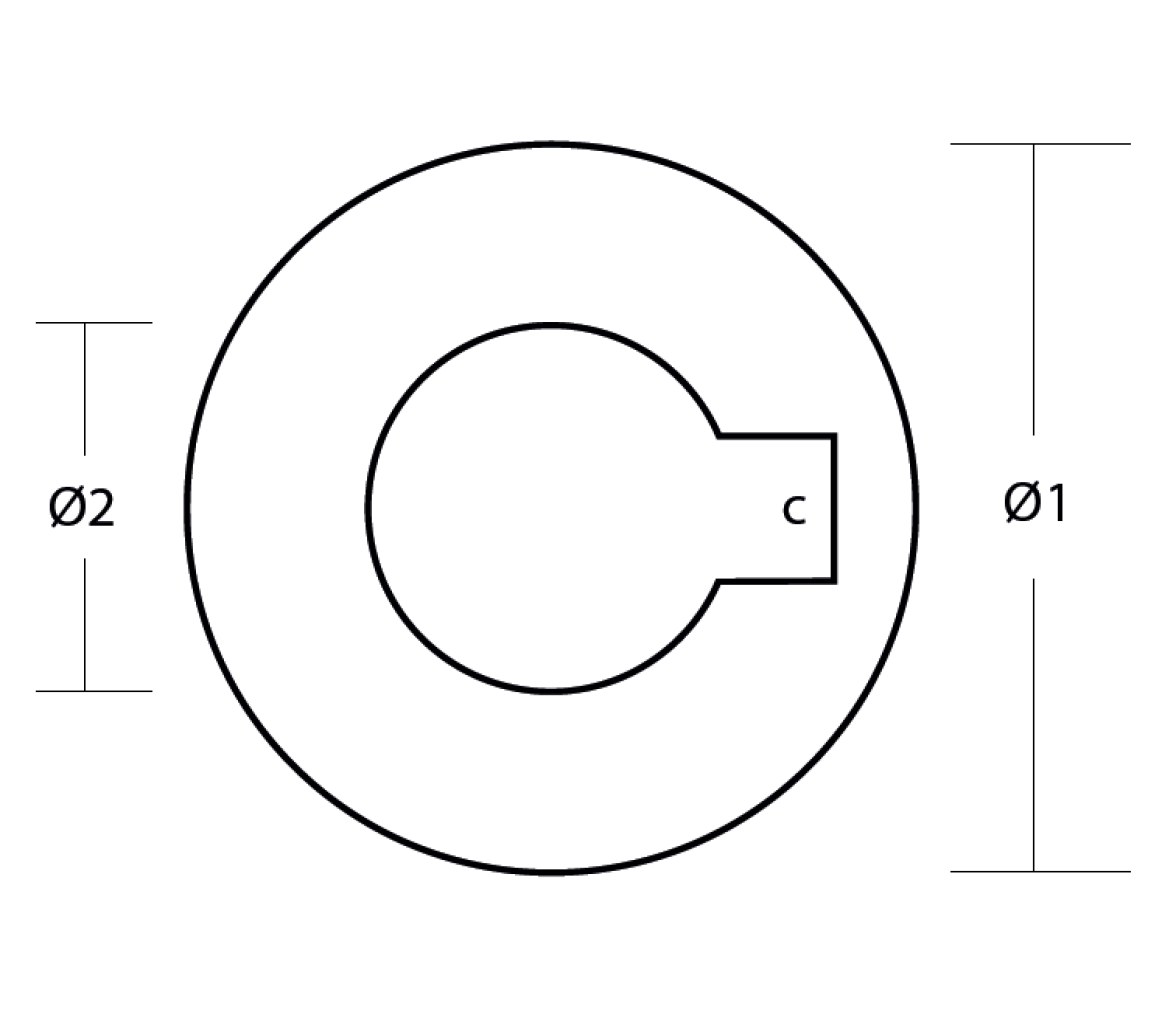 Tecnoseal Arandelas de acero inoxidable Radice