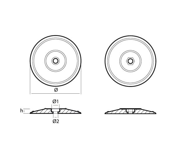 Tecnoseal Juego de Ánodos de Zinc para Timón